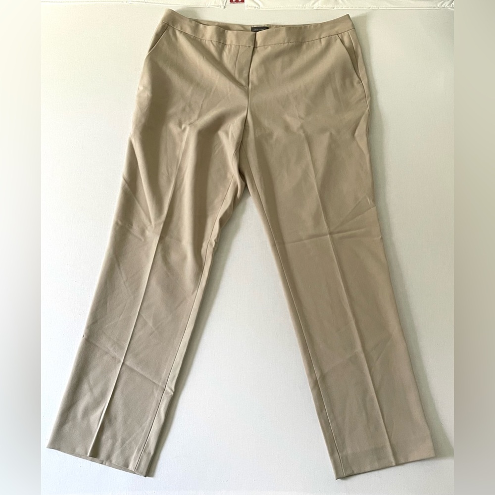 Vince Camuto Dress Pants Slacks 14 St. Tropez Khaki Large